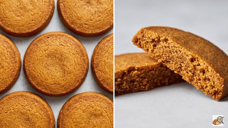  brown butter shortbread golden surface texture comparison ovenlytic lab